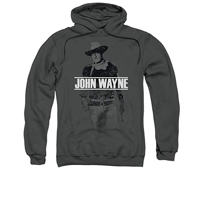 John Wayne - Adult Pullover Hoodie Fade Off