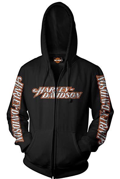 Harley-Davidson Military Zippered Hooded Sweatshirt - Overseas Tour | Everlong