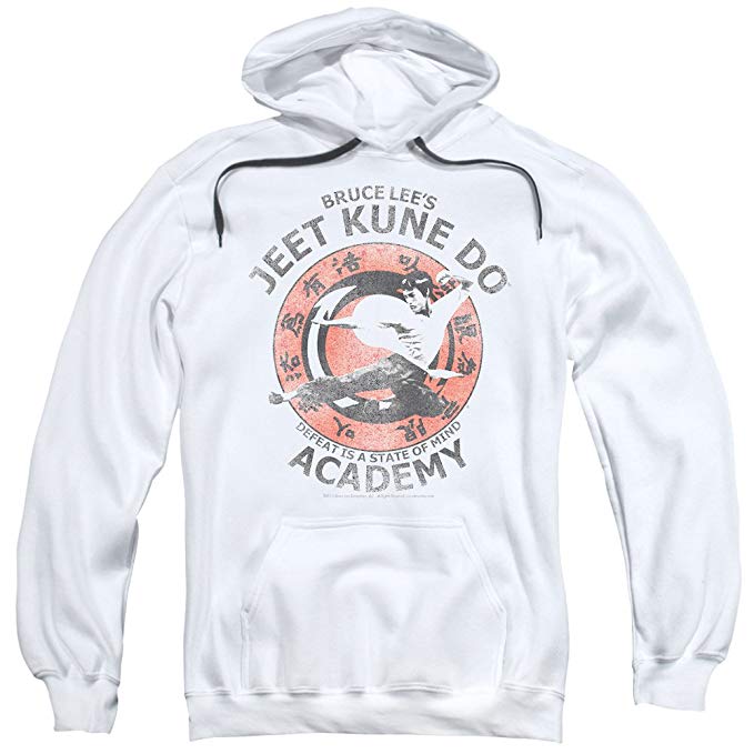 Bruce Lee Martial Arts Karate Kung-Fu Icon Jeet Kune Do Adult Pull-Over Hoodie