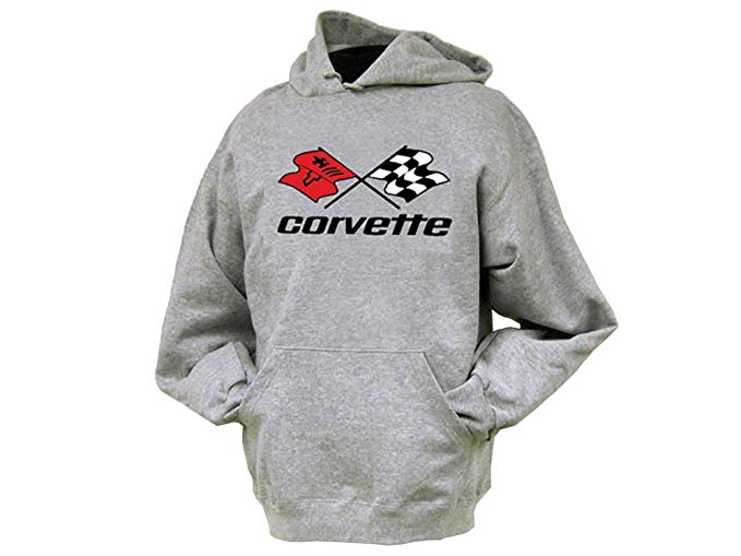 Corvette Crossflag Emblem Hoodie/Hooded Sweatshirt