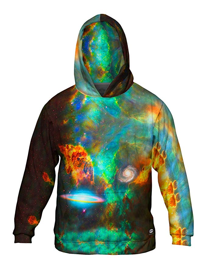 Yizzam- Deep Space Galaxy -Allover Print - Mens Hoodie Sweater