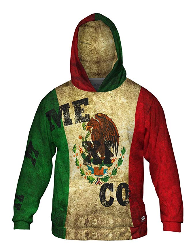 Yizzam- Dirty Mexico -Allover Print - Mens Hoodie Sweater