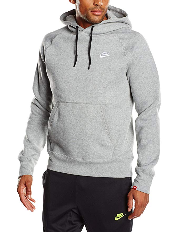 Nike Mens AW77 Fleece Pull-Over Hooded Sweatshirt